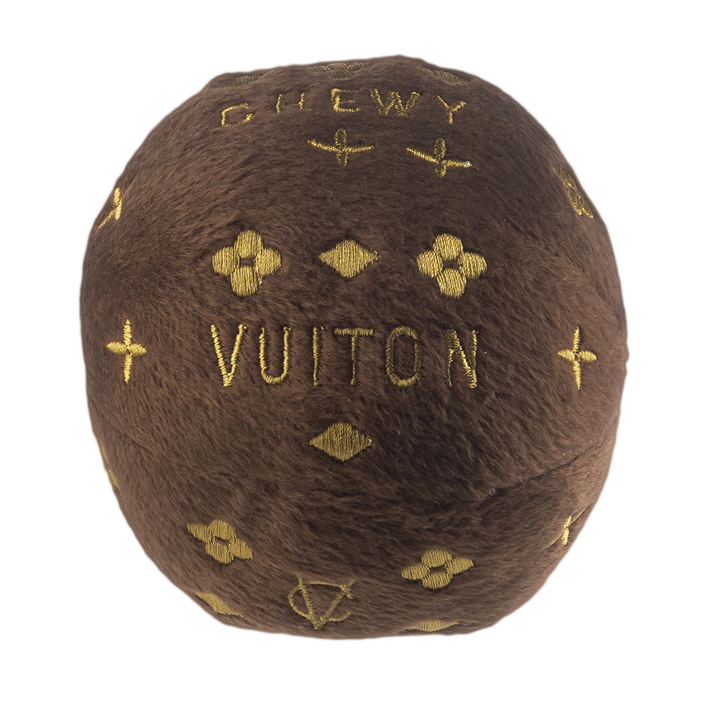 Discount in Large Brown Chewy Vuiton Toy - Toys - Designer