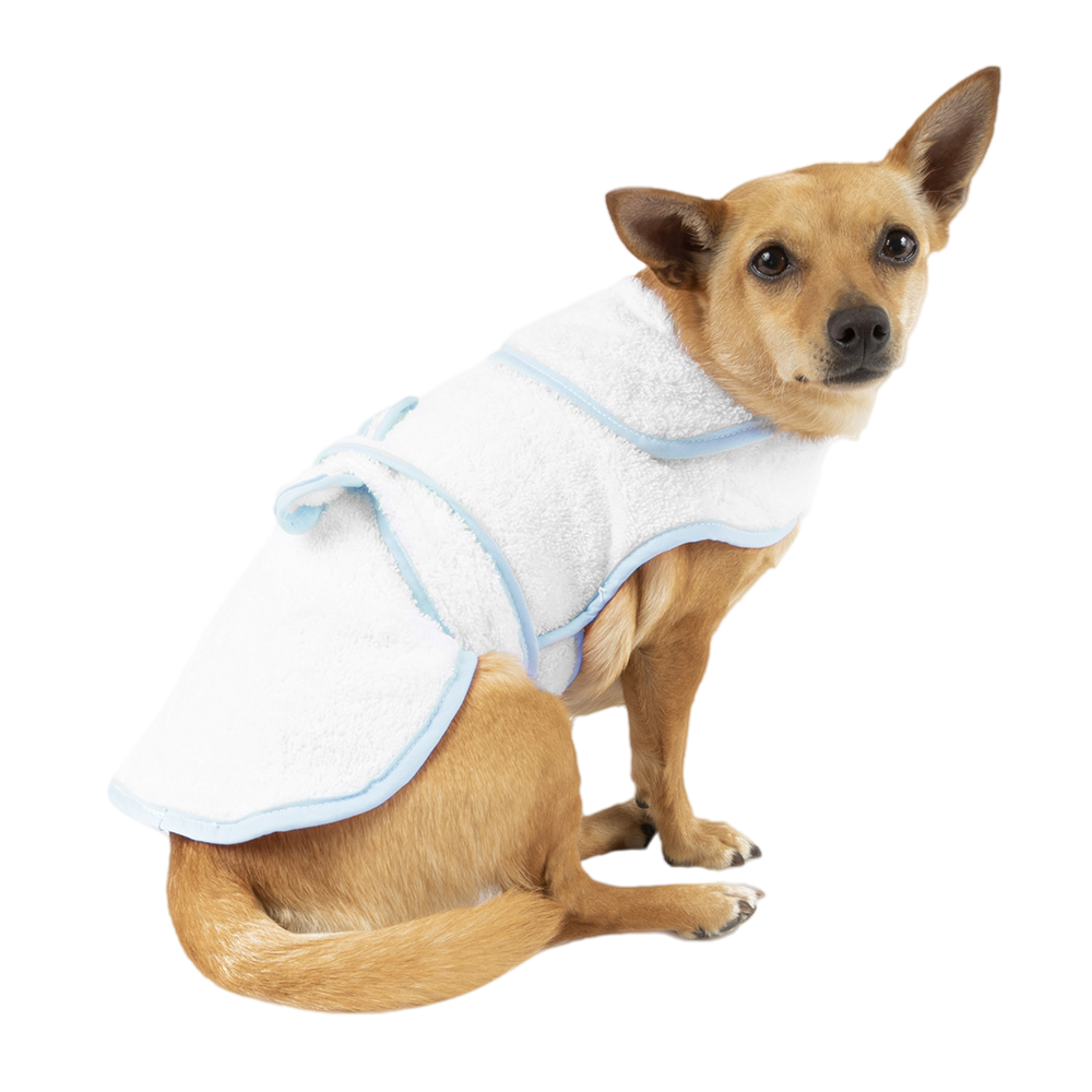 By Lola® - Dog Drying Coat Dog Drying Robe Drying Coat Dry Fast Dog  Dressing Gown Fast Drying Super Absorbent Pet Dog Towelling Drying Coat -  Grey (Large) : Amazon.co.uk: Pet Supplies