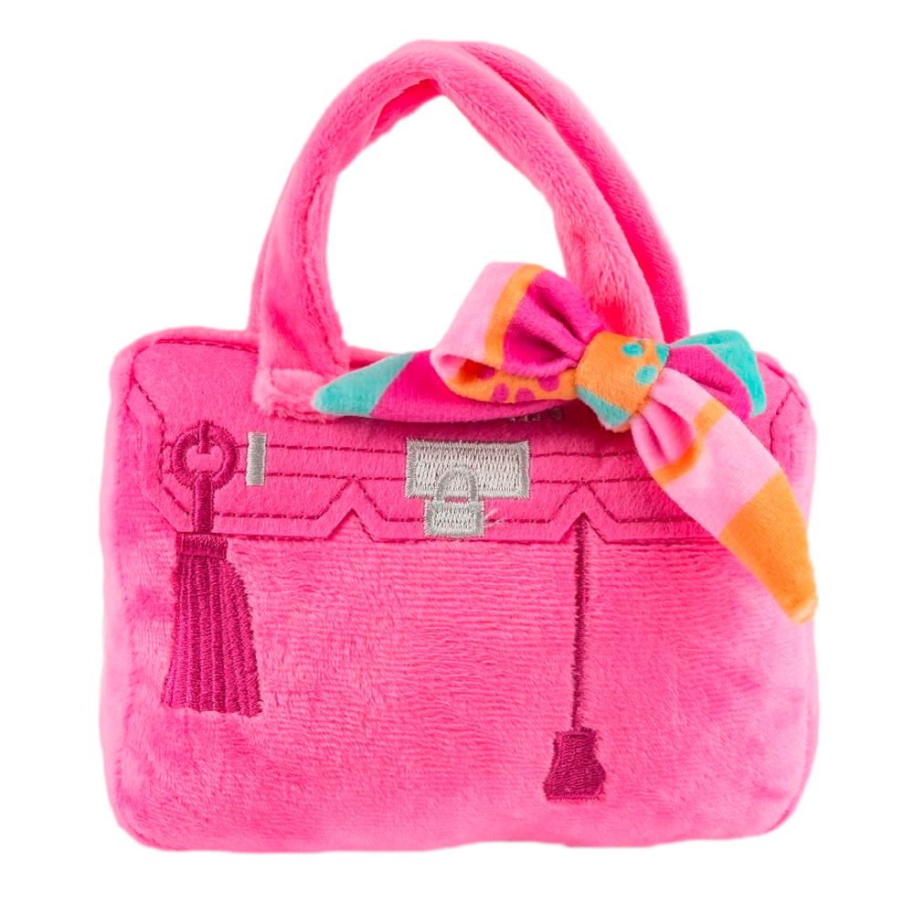 Pink Barkin Bag with Scarf – Pet-à-Porter