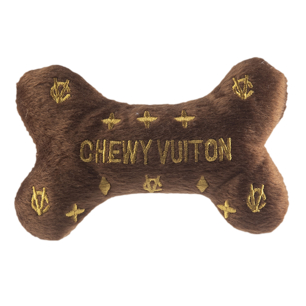 Chewy Vuiton Shoe Dog Toy  Designer Dog Accessories at