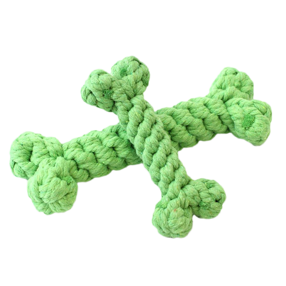 Bone Rope Toy, Green